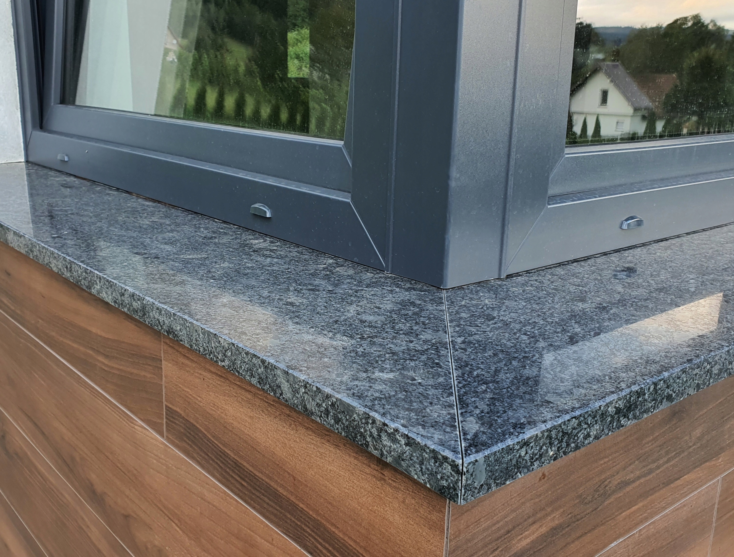 Budownictwo parapet granitowy indy black steel grey polerowany 200x20x3 typ produktu parapet